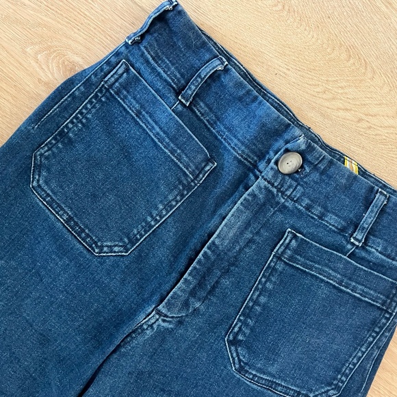 Maeve Colette Cropped Wide Leg Jeans by Anthropologie 31 - Picture 2 of 6